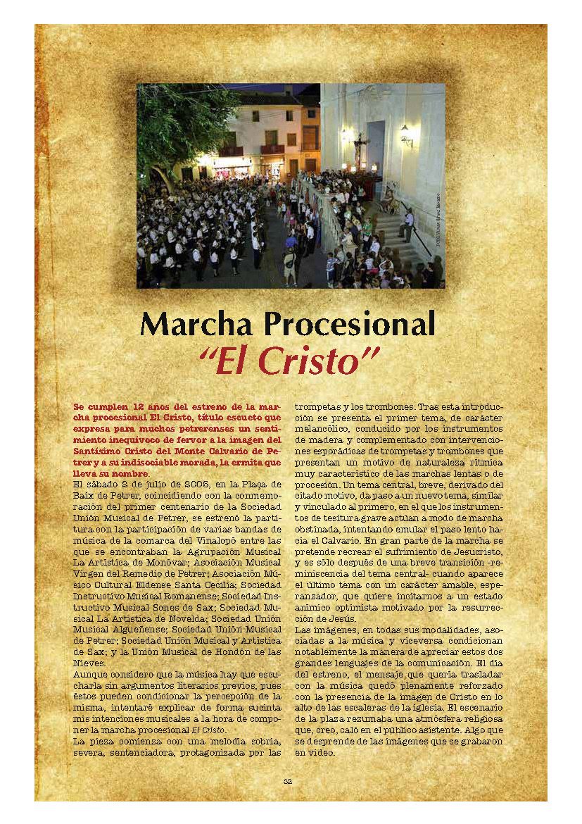 ElCristo - Marcha Procesional - Revista Año 2017