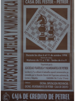 Año 1998 – XVI Exposición Filatélica